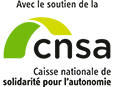 Avec le soutien de la CNSA (Caisse Nationale de Solidarité pour l'Autonomie)